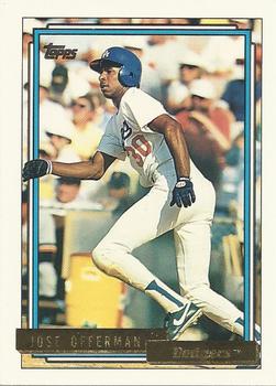 1992 Topps - Gold #493 Jose Offerman Front