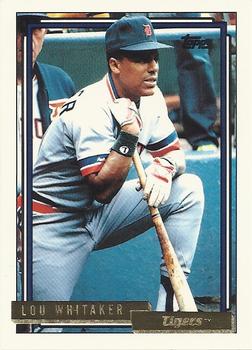 1992 Topps - Gold #570 Lou Whitaker Front