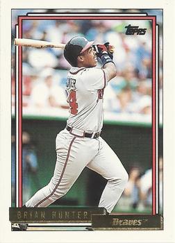1992 Topps - Gold #611 Brian Hunter Front