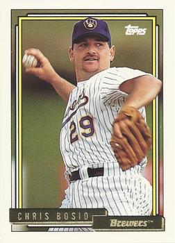 1992 Topps - Gold #638 Chris Bosio Front