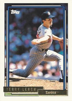 1992 Topps - Gold #644 Terry Leach Front