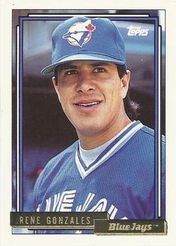 1992 Topps - Gold #681 Rene Gonzales Front