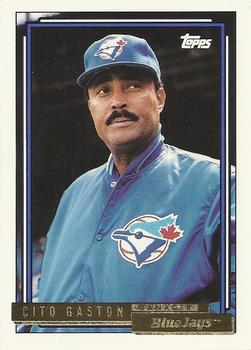 1992 Topps - Gold #699 Cito Gaston Front