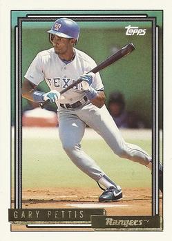 1992 Topps - Gold #756 Gary Pettis Front
