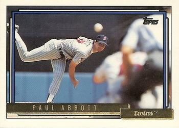 1992 Topps - Gold #781 Paul Abbott Front