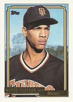 1992 Topps - Gold #786 Royce Clayton Front
