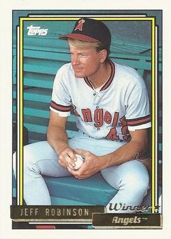 1992 Topps - Gold Winners #137 Jeff Robinson Front