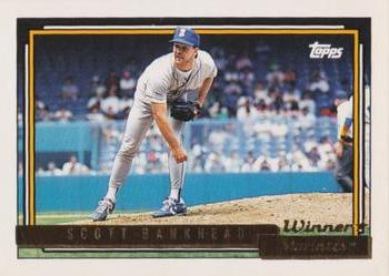 1992 Topps - Gold Winners #155 Scott Bankhead Front