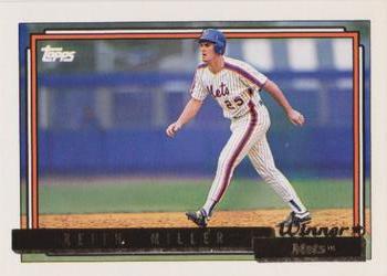 1992 Topps - Gold Winners #157 Keith Miller Front