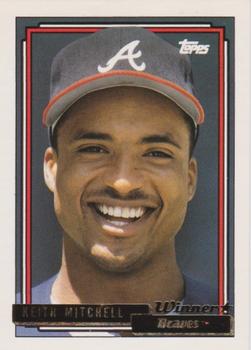 1992 Topps - Gold Winners #542 Keith Mitchell Front