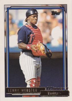 1992 Topps - Gold Winners #585 Lenny Webster Front