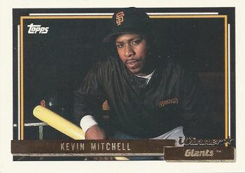 1992 Topps - Gold Winners #180 Kevin Mitchell Front