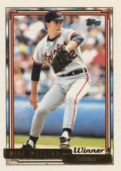 1992 Topps - Gold Winners #242 Mike Mussina Front