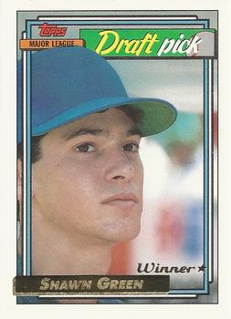 1992 Topps - Gold Winners #276 Shawn Green Front