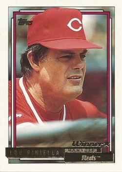1992 Topps - Gold Winners #321 Lou Piniella Front