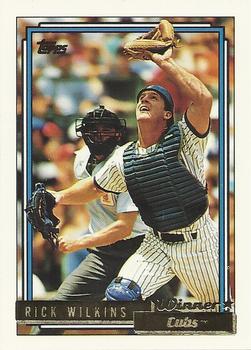 1992 Topps - Gold Winners #348 Rick Wilkins Front