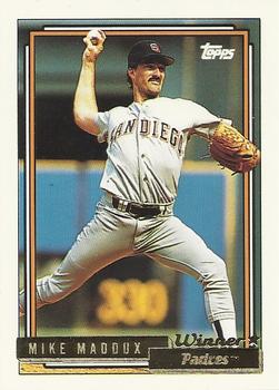 1992 Topps - Gold Winners #438 Mike Maddux Front