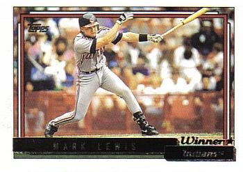 1992 Topps - Gold Winners #446 Mark Lewis Front
