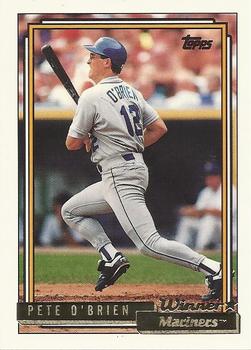1992 Topps - Gold Winners #455 Pete O'Brien Front