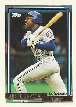 1992 Topps - Gold Winners #460 Andre Dawson Front