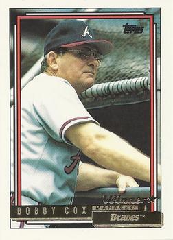1992 Topps - Gold Winners #489 Bobby Cox Front