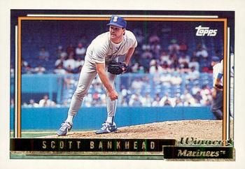1992 Topps - Gold Winners #155 Scott Bankhead Front