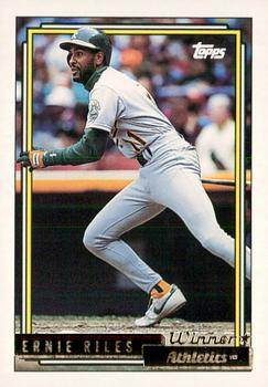 1992 Topps - Gold Winners #187 Ernie Riles Front