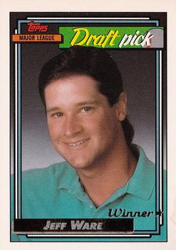 1992 Topps - Gold Winners #414 Jeff Ware Front