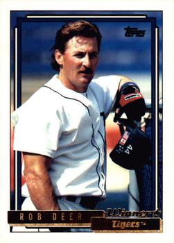 1992 Topps - Gold Winners #441 Rob Deer Front