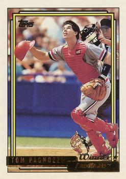1992 Topps - Gold Winners #448 Tom Pagnozzi Front