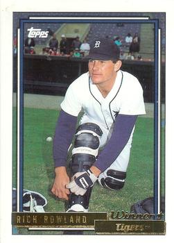1992 Topps - Gold Winners #472 Rich Rowland Front