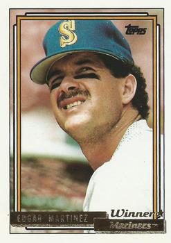 1992 Topps - Gold Winners #553 Edgar Martinez Front