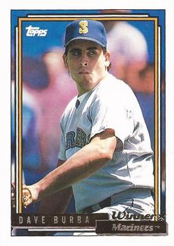 1992 Topps - Gold Winners #728 Dave Burba Front