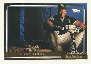 1992 Topps - Gold Winners #555 Frank Thomas Front