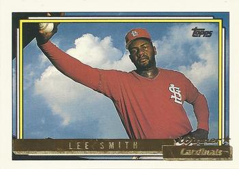 1992 Topps - Gold Winners #565 Lee Smith Front