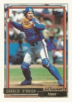 1992 Topps - Gold Winners #56 Charlie O'Brien Front