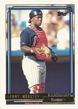 1992 Topps - Gold Winners #585 Lenny Webster Front