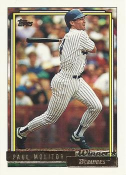 1992 Topps - Gold Winners #600 Paul Molitor Front