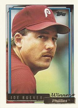 1992 Topps - Gold Winners #696 Joe Boever Front