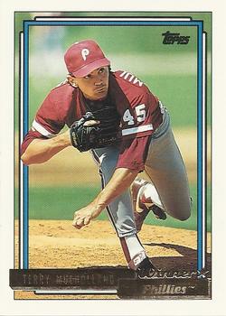 1992 Topps - Gold Winners #719 Terry Mulholland Front