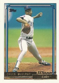 1992 Topps - Gold Winners #727 Chuck McElroy Front