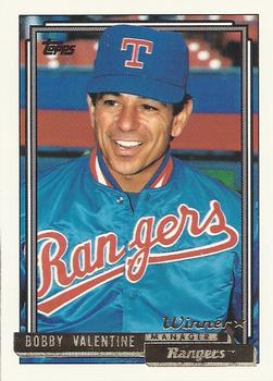 1992 Topps - Gold Winners #789 Bobby Valentine Front