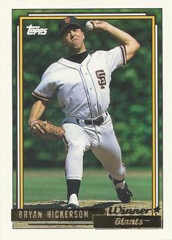 1992 Topps - Gold Winners #8 Bryan Hickerson Front