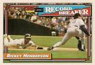 1992 Topps Micro #2 Rickey Henderson Front