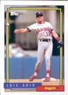 1992 Topps Micro #206 Luis Sojo Front