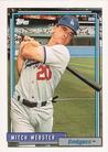 1992 Topps Micro #233 Mitch Webster Front