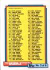 1992 Topps Micro #366 Checklist 3 of 6 Front