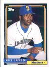 1992 Topps Micro #411 Mike Jackson Front