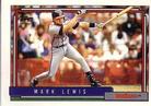 1992 Topps Micro #446 Mark Lewis Front