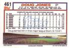 1992 Topps Micro #461 Doug Jones Back